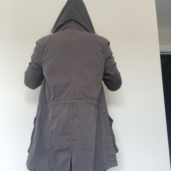 James Perse Elbow Patch Anorak Parka - Picture 7 of 16
